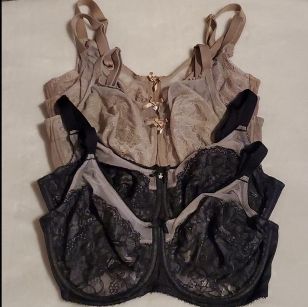 Wacoal Bra LOT of 5 Size 34DDD Full Coverage Lace Underwire Style 855186 #F7